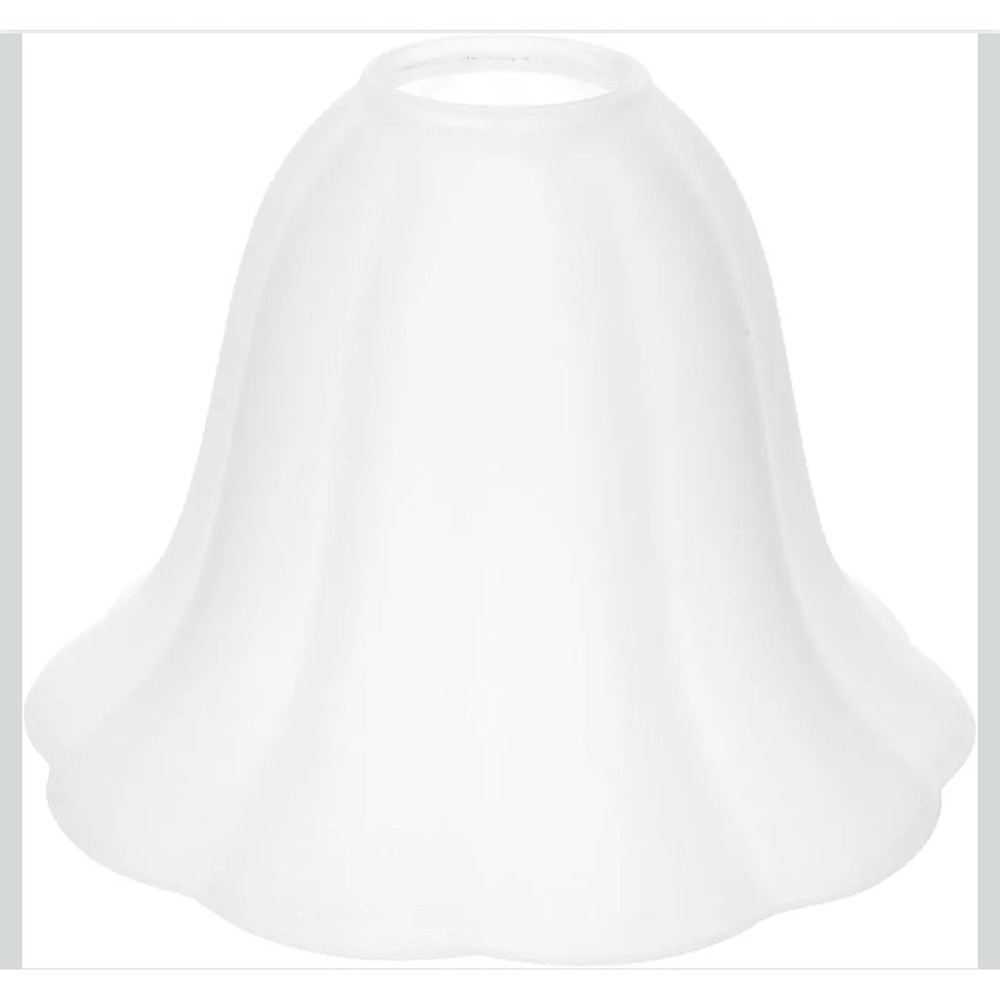 Veemoon E27 Vintage Glass Lampshade Small White Frosted Glass Lampshade European